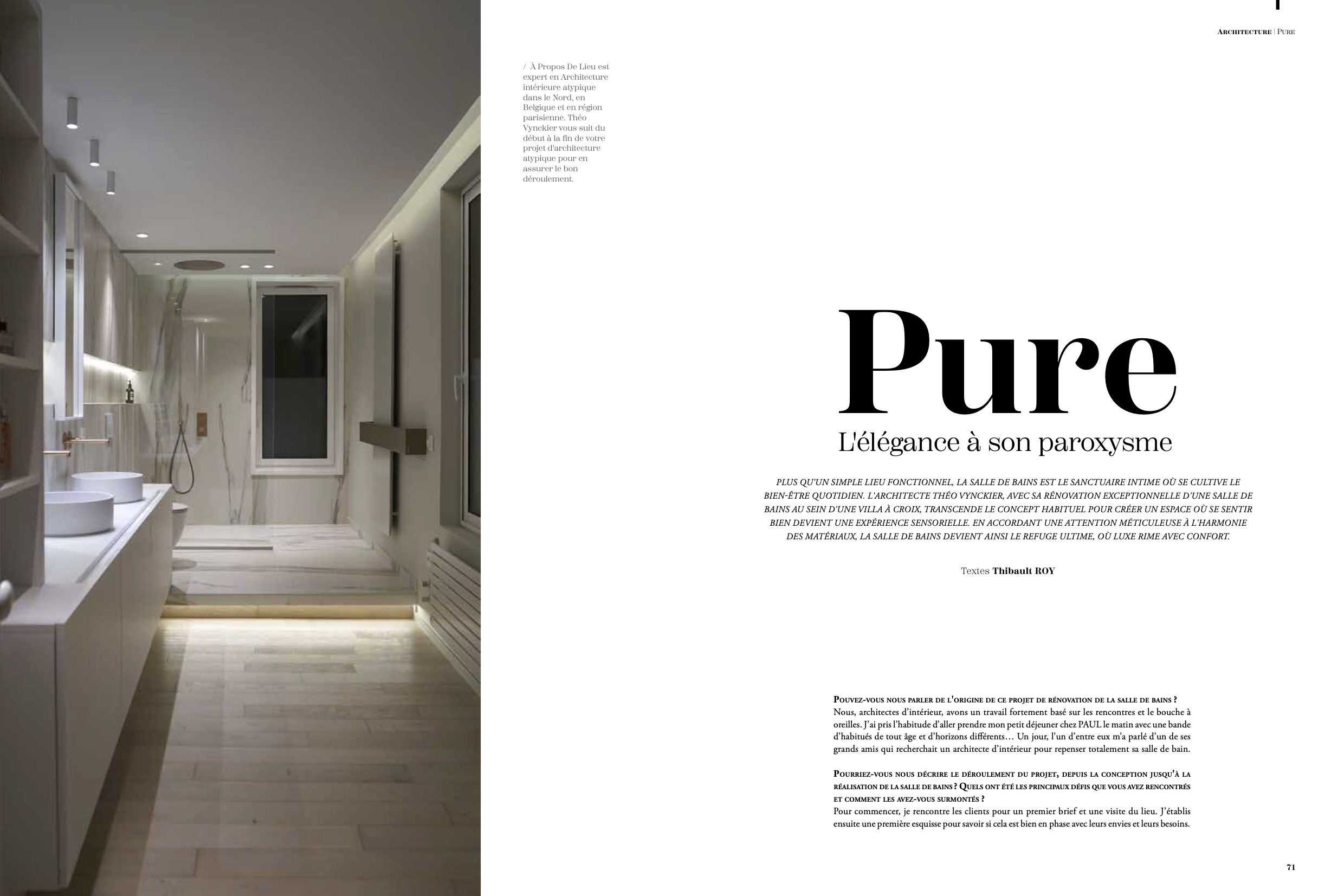 Architectes Jean-Marc Vynckier et Théo Vynckier – A propos de lieu – Roubaix